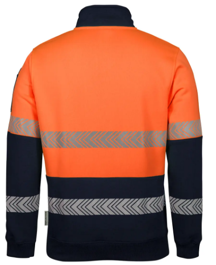 Picture of JB's Wear, HV 1/2 Zip Segmented Tape Fleecy